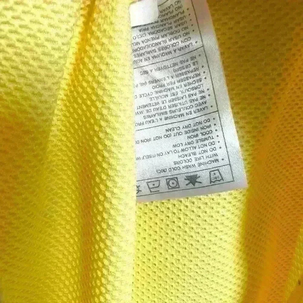 Nike Golf Men’s Yellow Golf Polo Size Large